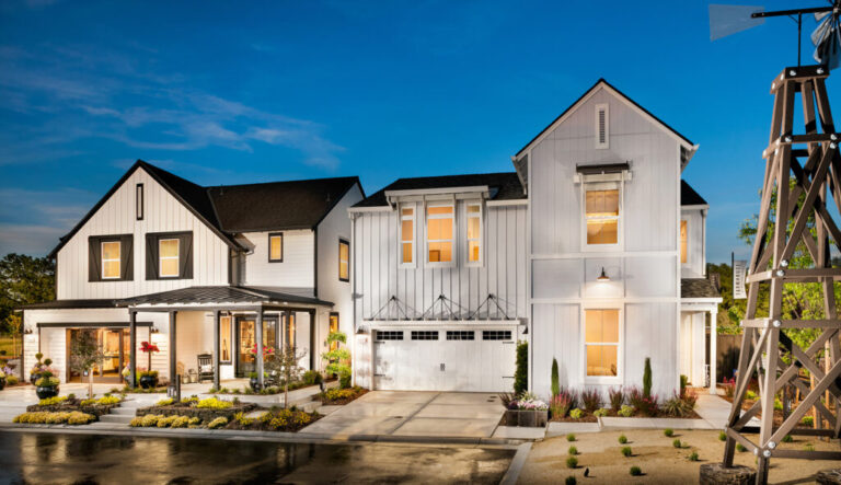 Blackpine_Farmhouse-at-Willow-Creek_Plan-1-and-3_Twilight-e1682971591188-1024x591